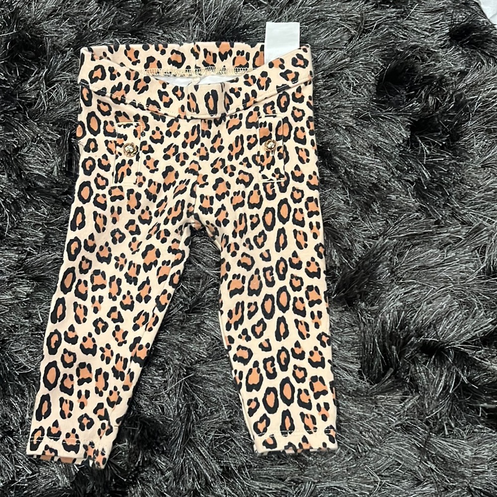 Janie and Jack Leopard pointe pant
